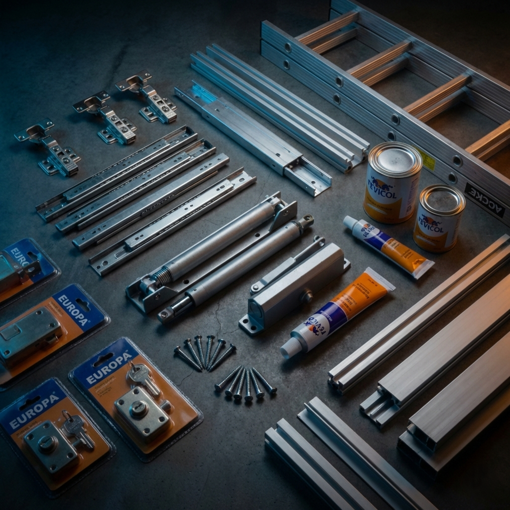 Saheri Hardware Tools Composition